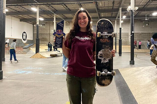 Girl Skater Taylor Silverman