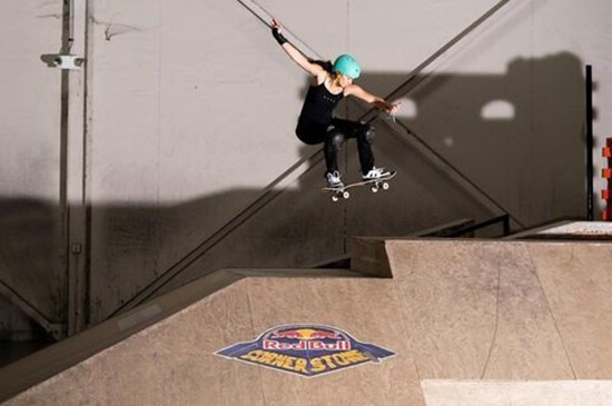 Taylor Silverman skates ramp