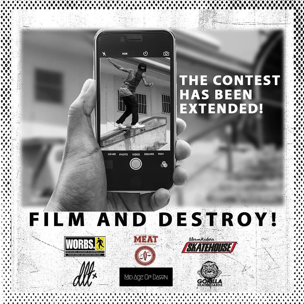 Skate BICOL x The MEAT presents "Film and Destroy"