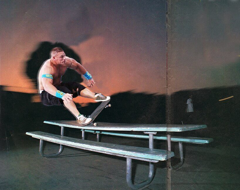 Cena Skates, frontside nose bluntslide