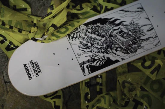 Cheats Movement x Agenda Skateboards Deck