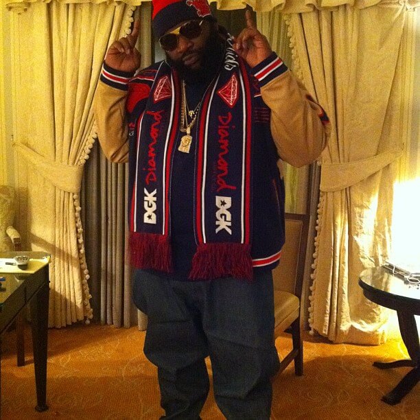 Rick Ross wearing DGK