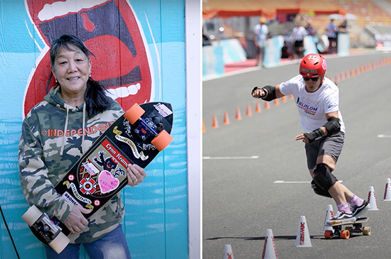 63-Year-Old Skateboarder Judi Oyama