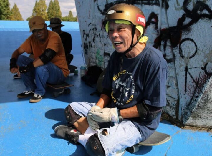 81 year old skateboarder