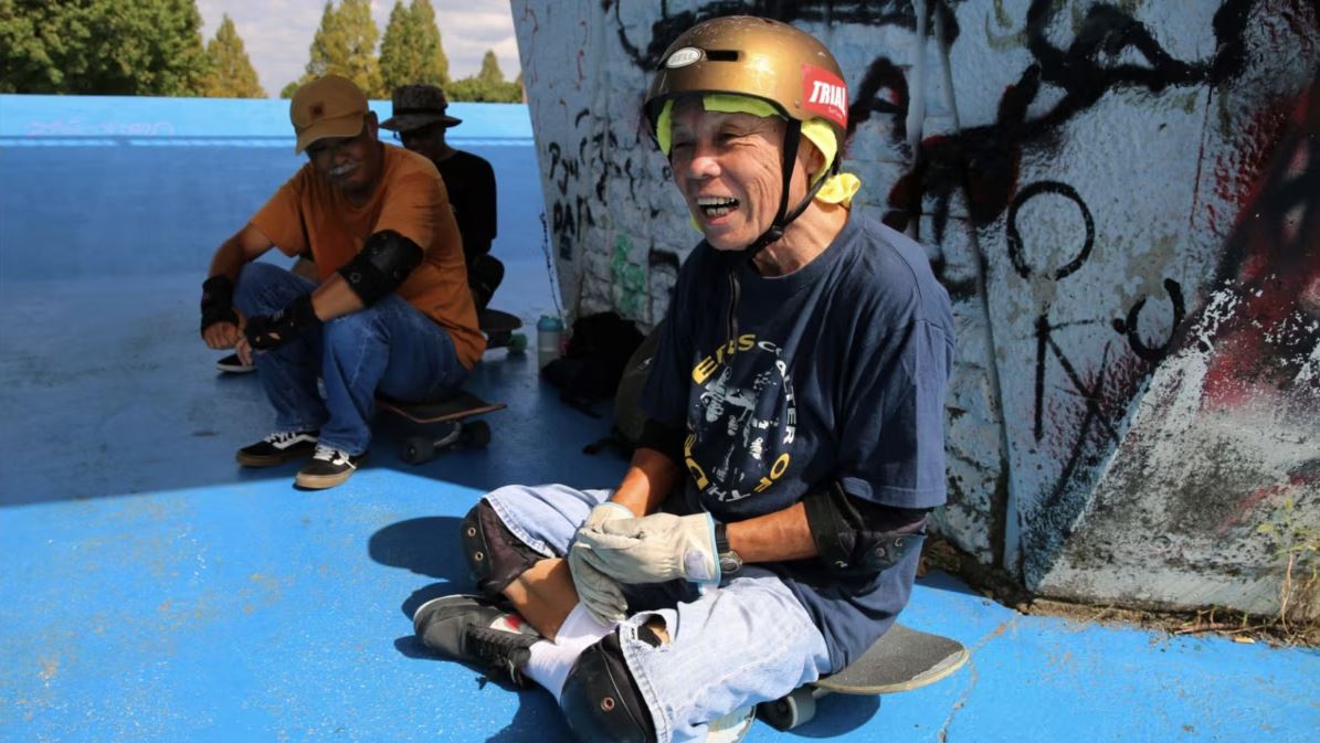 81 year old skateboarder