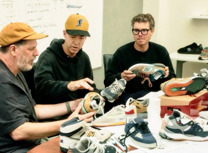 Andrew Reynolds Working on his NB# Shoe