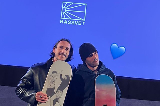 Austyn Gillette and Remmy Taveira on Rassvet Skateboards