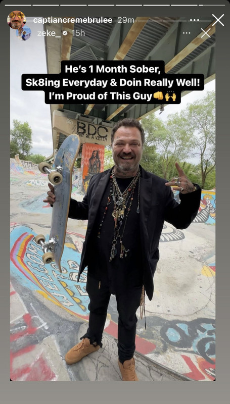 Bam Margera For 1 Month Sobriety