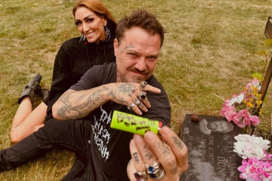 Bam Margera Visits Ryan Dunn's Grave