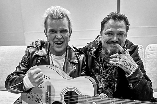 Bam Margera and Billy Idol