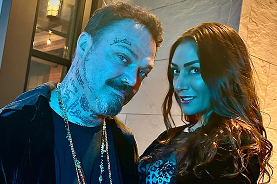 Bam Margera and Dannii Marie