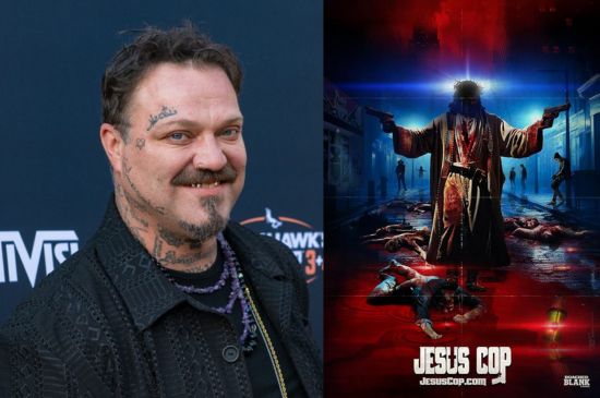 Bam Margera as GOD in Jesus Cop