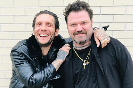 Brandon Novak and Bam Margera