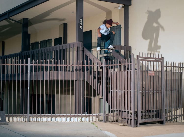 Brandon Turner switch 180 down a huge fence