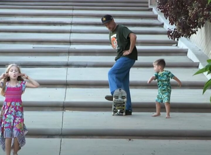 Chris Joslin and his kids