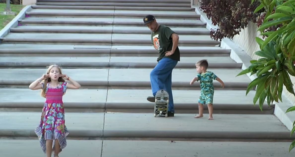 Chris Joslin and his kids