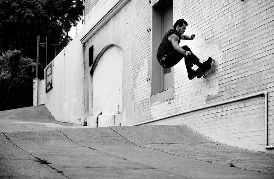 Corey Duffel frontside wall ride