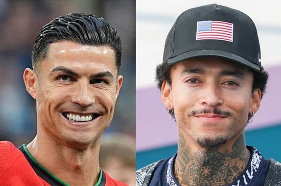 Cristiano Ronaldo and Nyjah Huston