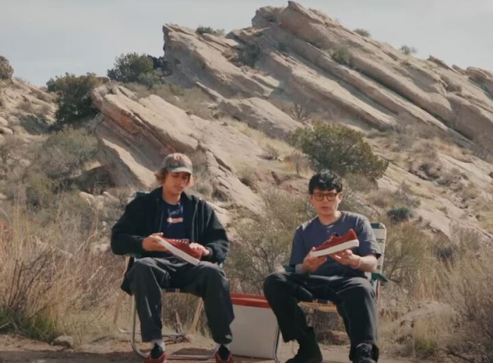 Curren Caples and Designer Claude Leco