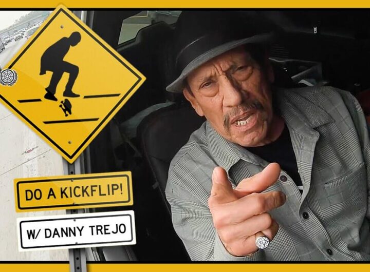 Danny Trejo Do a Kickflip