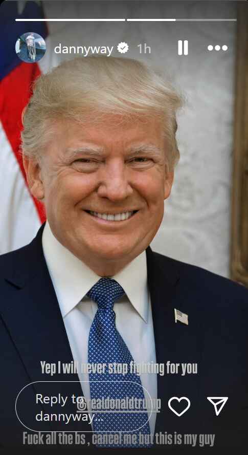 Danny Way Supports Trump Danny Way Supports Trump