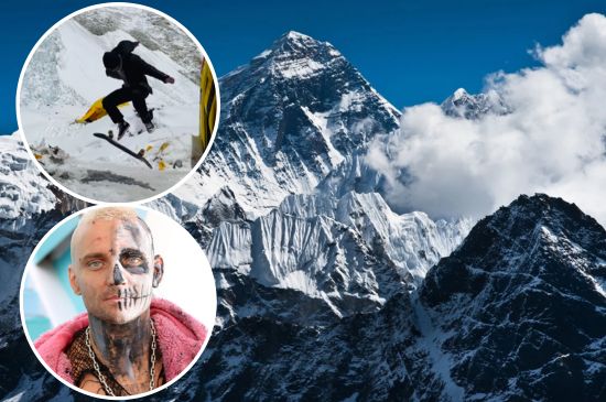 Darby Allin Sets World Record with Highest Kickflip on Mount Everest Darby Allin Sets World Record with Highest Kickflip on Mount Everest