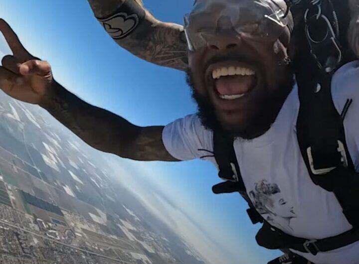 Dashawn Jordan Goes Skydiving