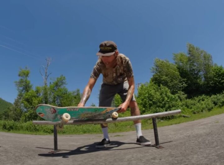 David Gravette showing how to skate