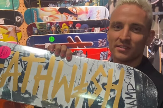 Deathwish x AEW Collab Board