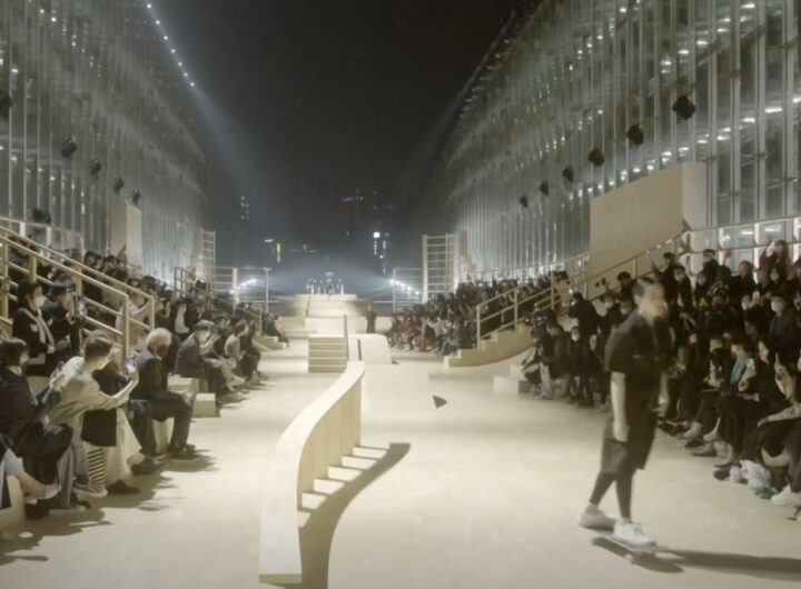 Dior skate fashion show