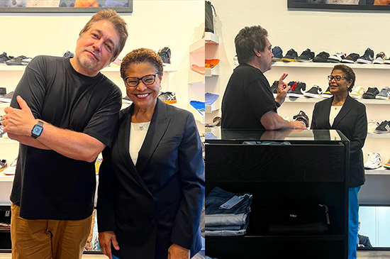 Dom DeLuca Meets Mayor Karen Bass