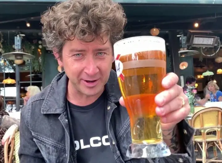 Dustin Dollin Drinking Beer