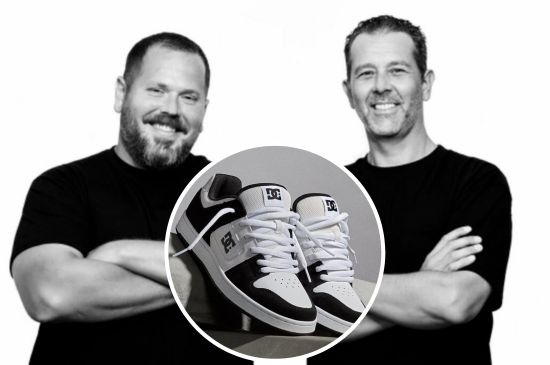 DC Shoes' Global Head of Marketing Michael Minter and Global GM Cory Long