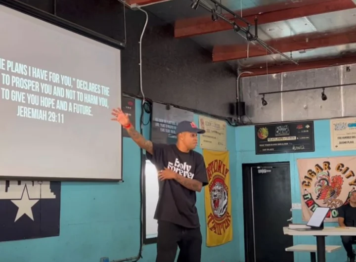 Felipe Gustavo Gave His Sermon