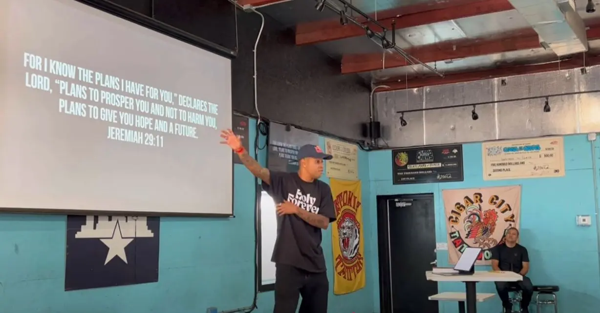 Felipe Gustavo Gave His Sermon