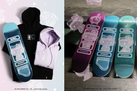 Girl Skateboards x Hello Kitty