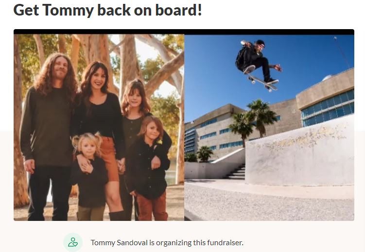 Gofundme Tommy Sandoval