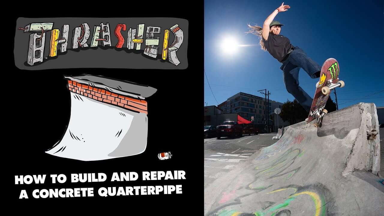 How to Build and Repair a Concrete Quarterpipe