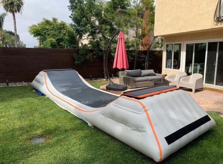 Inflatable Skateboarding Ramps