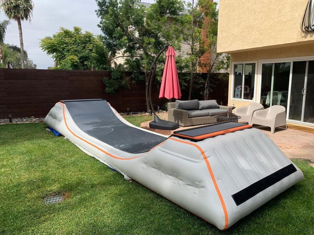 Inflatable Skateboarding Ramps