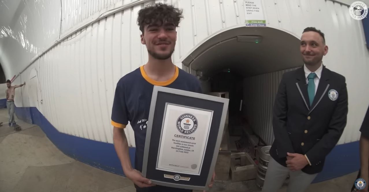 Jamie Griffin Breaks Guinness World Record