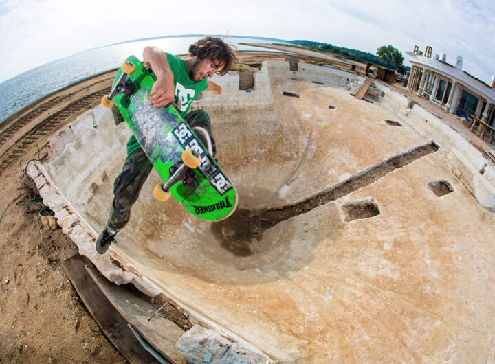 John Gardner skating DIY Bowl