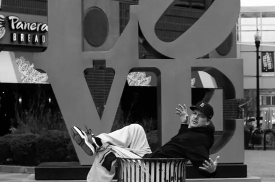 Josh Kalis repping Love Park