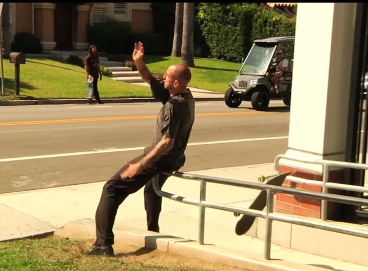 Justin Figgy Figueroa Sacked a rail