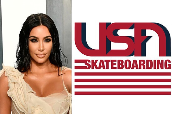 Kim K and USA Skateboarding Team Partnership