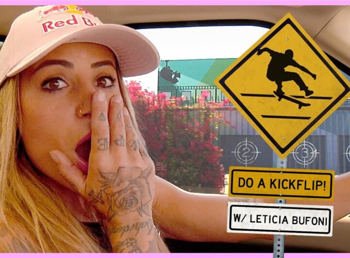 Leticia Bufoni Do a Kickflip