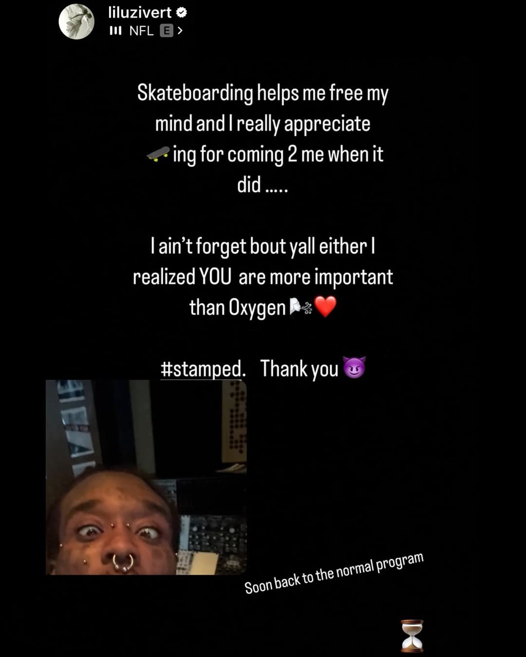 Lil Uzi Vert has a message Lil Uzi Vert has a message