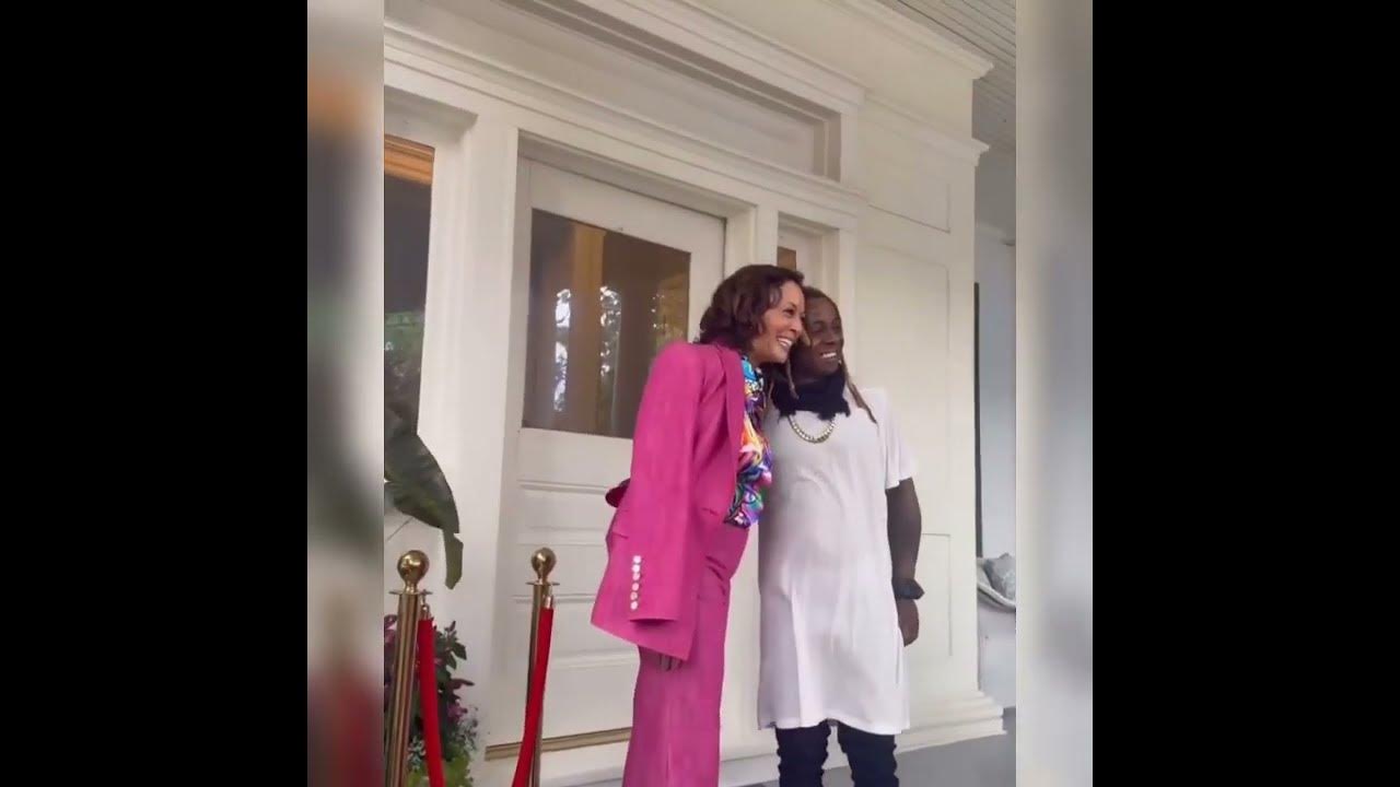 Lil Wayne Meets Vice President Kamala Harris