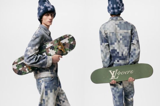 Louis Vuitton Skateboard Damoflage