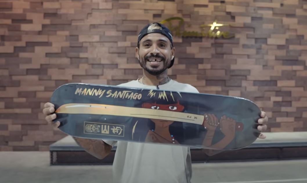 Manny Santiago New Board Brand Revealed Manny Santiago New Board Brand Revealed